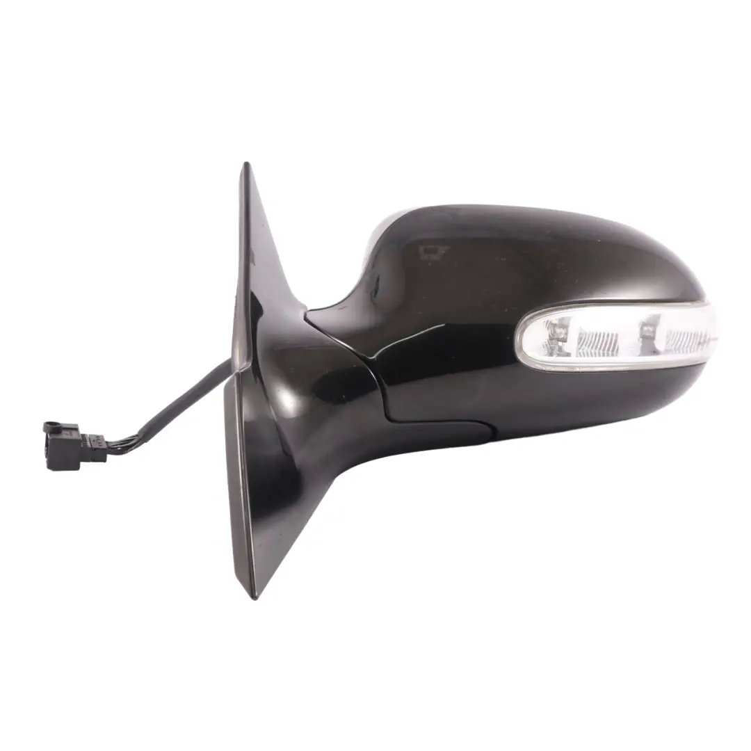 Mercedes CLK C209 Door Wing Mirror Left N/S Obsidian Black - 197 - SKU rhd-A2308100964-OB - Part number A2308100964