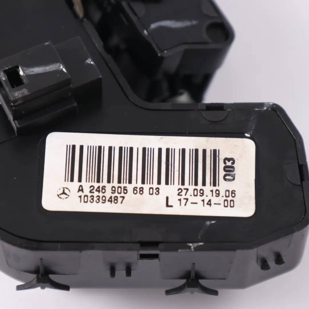 Switch Mercedes X156 W176 Adjustment Memory Front Left N/S A2129059600 to Seat with Part number A2469056803 Seat Switch Mercedes X156 W176 Adjustment Memory Front Left N/S A2129059600 - SKU A2469056803 - Part number A2469056803