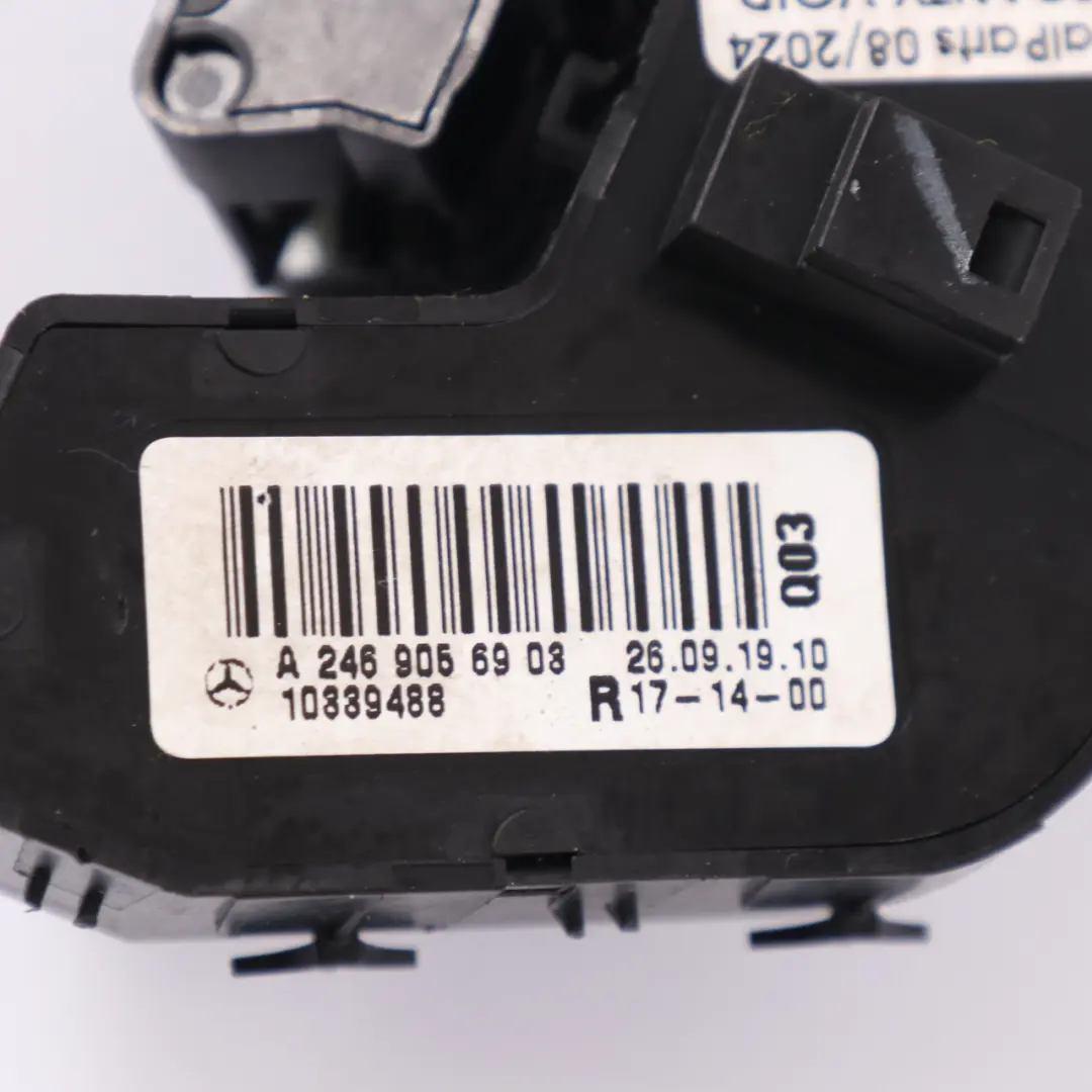 Switch Mercedes X156 W176 Adjustment Memory Front Right O/S A2129059600 to Seat with Part number A2469056903 Seat Switch Mercedes X156 W176 Adjustment Memory Front Right O/S A2129059600 - SKU A2469056903 - Part number A2469056903