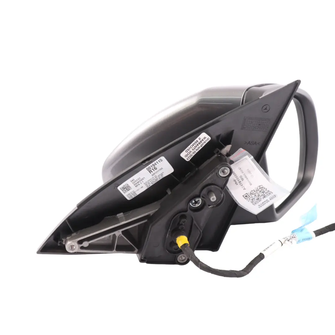 Wing Mirror Right O/S Auto Dimm Power Fold Mountain Gray 787 to Mercedes EQA H243 with Part number A2478105808 Mercedes EQA H243 Wing Mirror Right O/S Auto Dimm Power Fold Mountain Gray 787 - SKU rhd-A2478105808-MG - Part number A2478105808