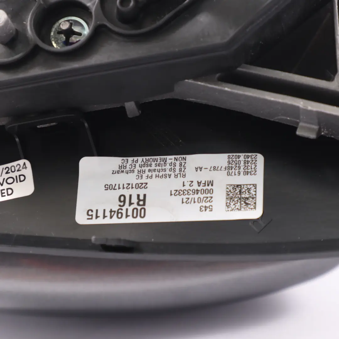 Wing Mirror Right O/S Auto Dimm Power Fold Mountain Gray 787 to Mercedes EQA H243 with Part number A2478105808 Mercedes EQA H243 Wing Mirror Right O/S Auto Dimm Power Fold Mountain Gray 787 - SKU rhd-A2478105808-MG - Part number A2478105808