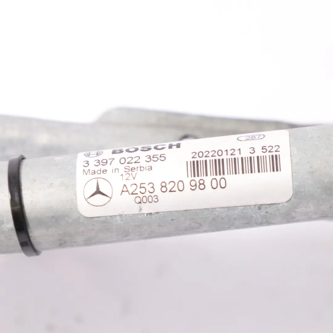 Wiper Motor Front Windscreen Linkage System to Mercedes X253 with Part number A2538209800 Mercedes X253 Wiper Motor Front Windscreen Linkage System - SKU rhd-A2538209800 - Part number A2538209800