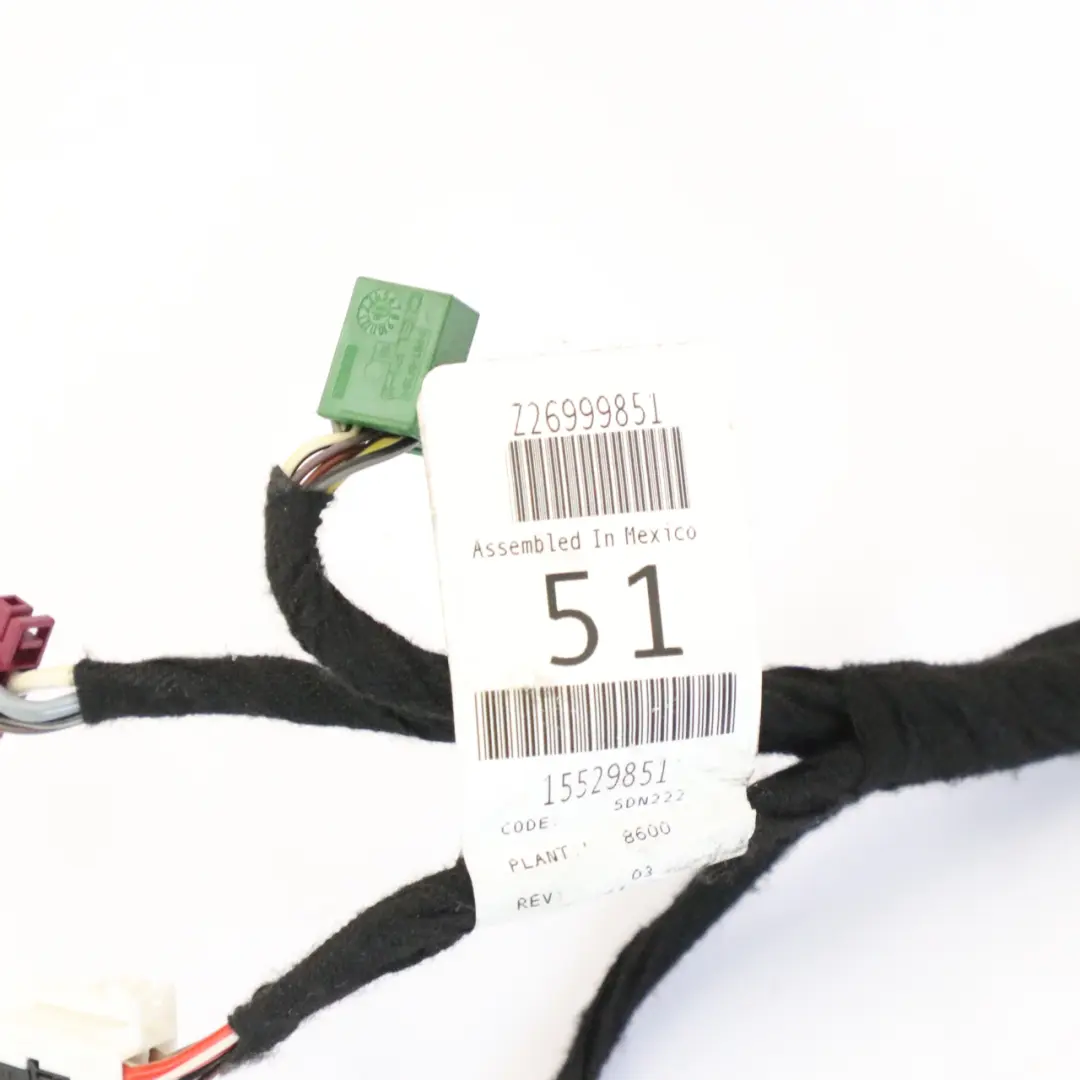 Front Door Left Right N/O/S Electrical Wiring Harness A1185407902 to Mercedes C292 with Part number A2925401200 Mercedes C292 Front Door Left Right N/O/S Electrical Wiring Harness A1185407902 - SKU rhd-A2925401200 - Part number A2925401200