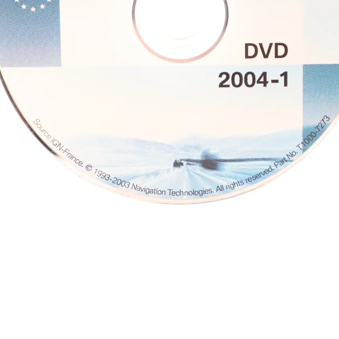 BMW Disc Navigation DVD 2004-1 Navi Sat Road Map Europe - SKU T1000-7273 - Part number T1000-7273