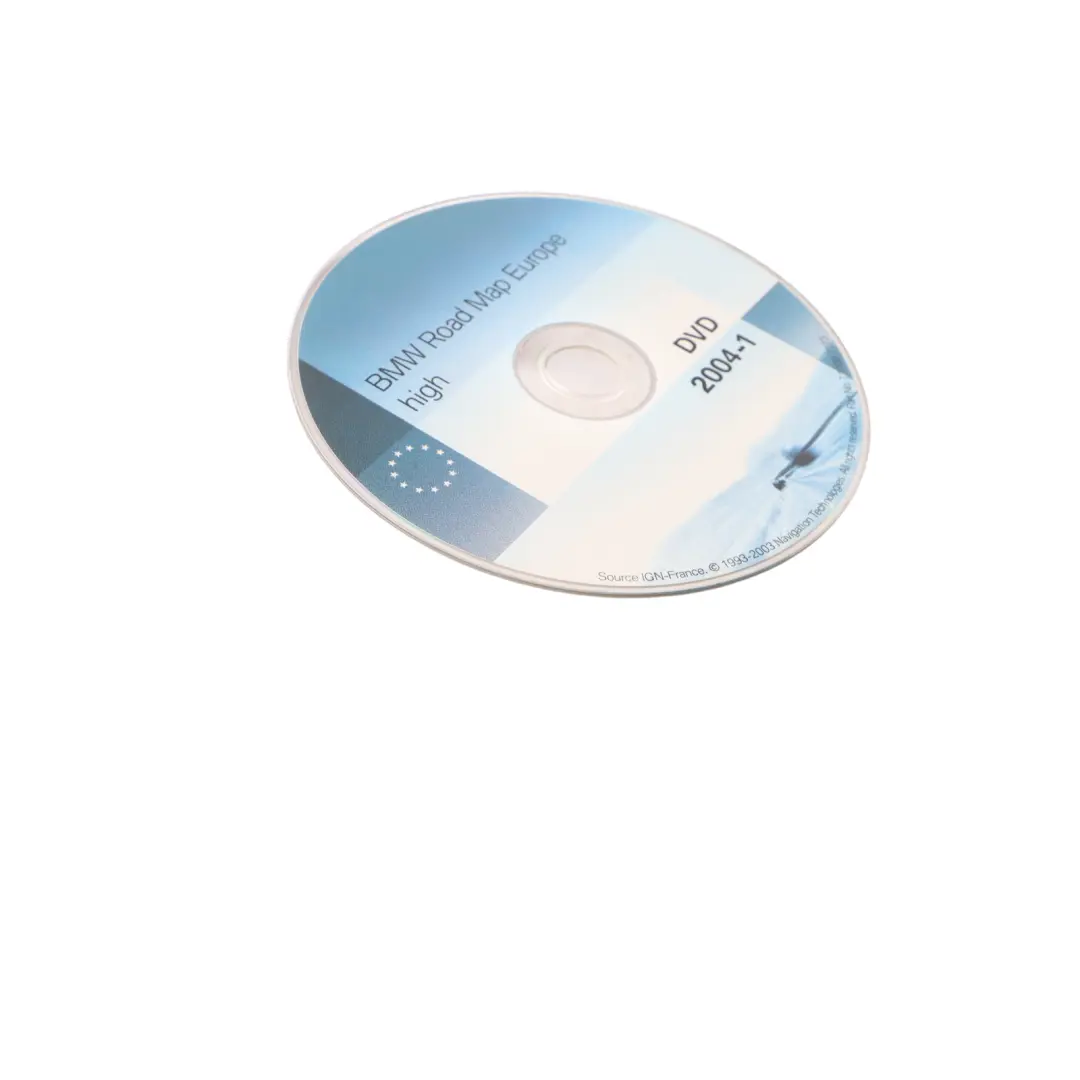 Disc Navigation DVD 2004-1 Navi Sat Road Map Europe to BMW with Part number T1000-7273 BMW Disc Navigation DVD 2004-1 Navi Sat Road Map Europe - SKU T1000-7273 - Part number T1000-7273