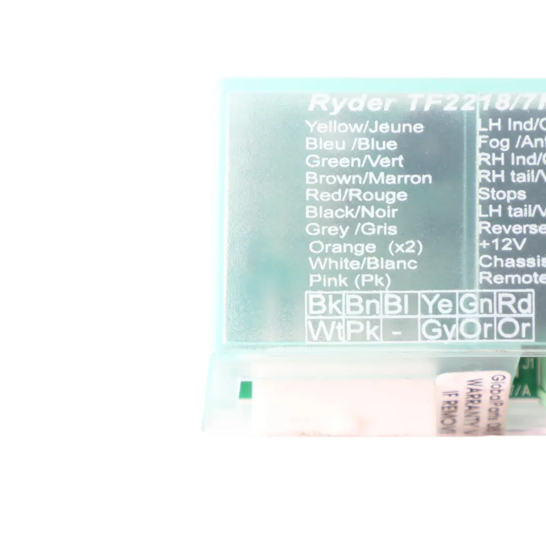 Ryder Smart Logic Towing Hitch Trailer Hook Relay Control Unit Module to with Part number TF2218 Ryder Smart Logic Towing Hitch Trailer Hook Relay Control Unit Module - SKU TF2218 - Part number TF2218