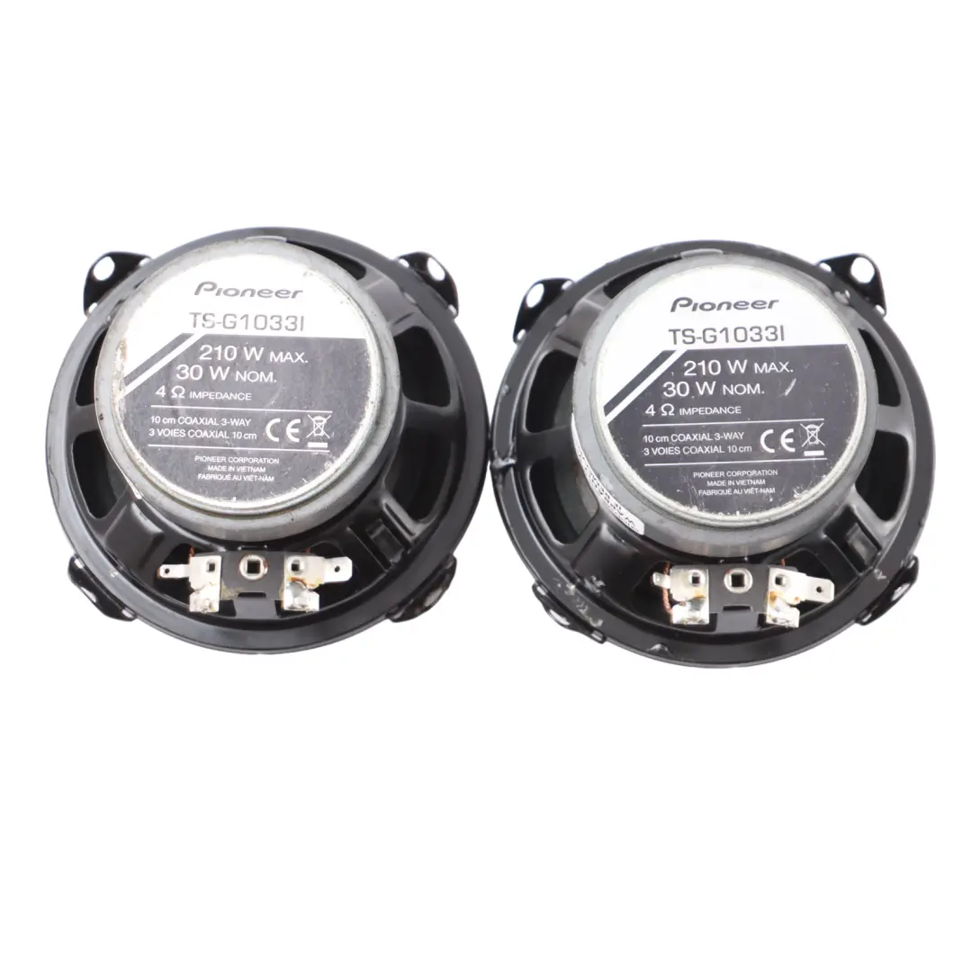 Genuine Pioneer Car Audio Speaker 3-Way Stereo Speaker Set 210W to with Part number TS-G1033I Genuine Pioneer Car Audio Speaker 3-Way Stereo Speaker Set 210W - SKU TS-G1033I - Part number TS-G1033I