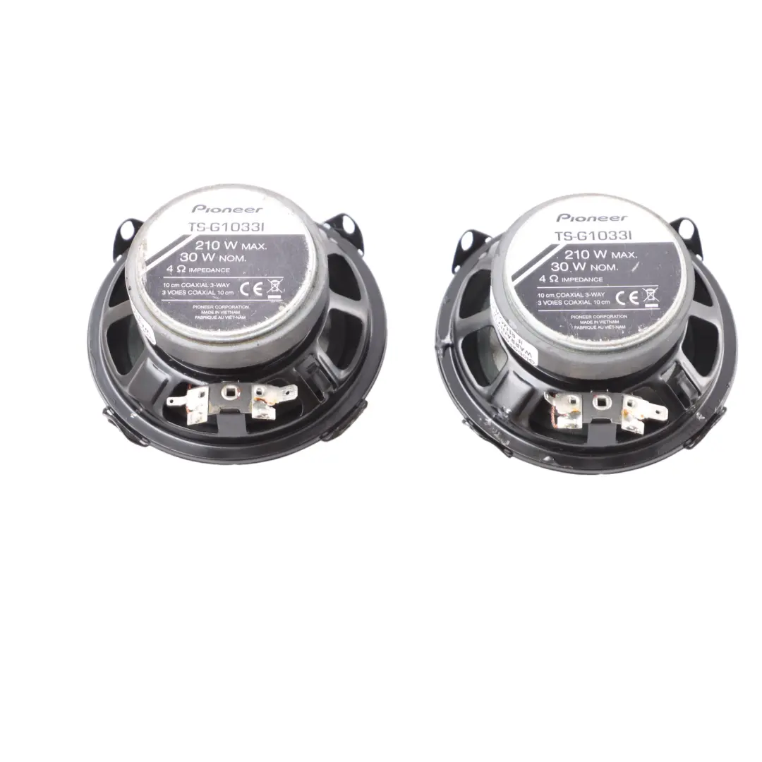 Genuine Pioneer Car Audio Speaker 3-Way Stereo Speaker Set 210W to with Part number TS-G1033I Genuine Pioneer Car Audio Speaker 3-Way Stereo Speaker Set 210W - SKU TS-G1033I - Part number TS-G1033I