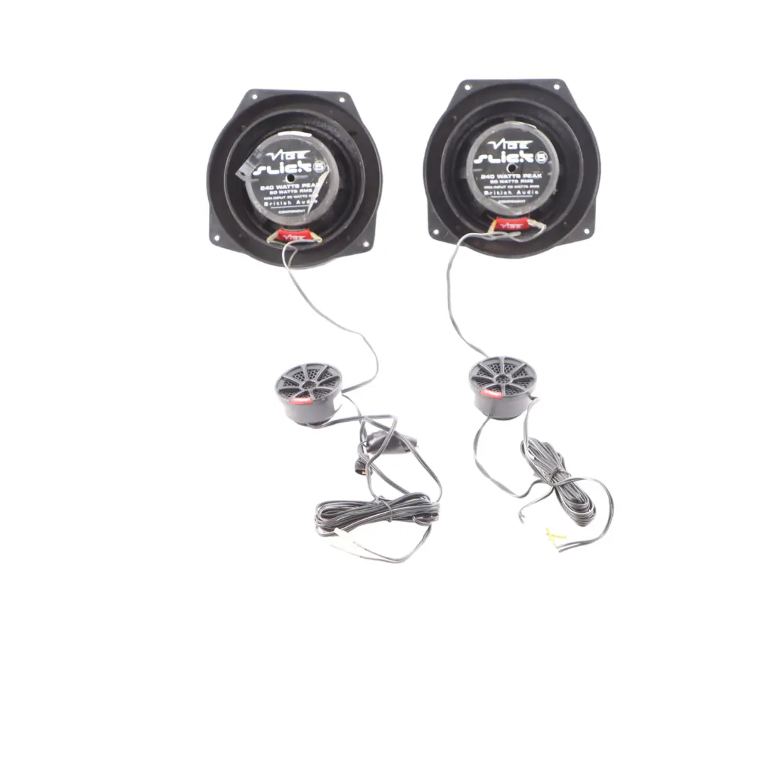 Genuine VIBE Slick S5 Triaxial Stereo Car Audio Speakers 240W Set - SKU VIBE Slick S5C - Part number VIBE Slick S5C