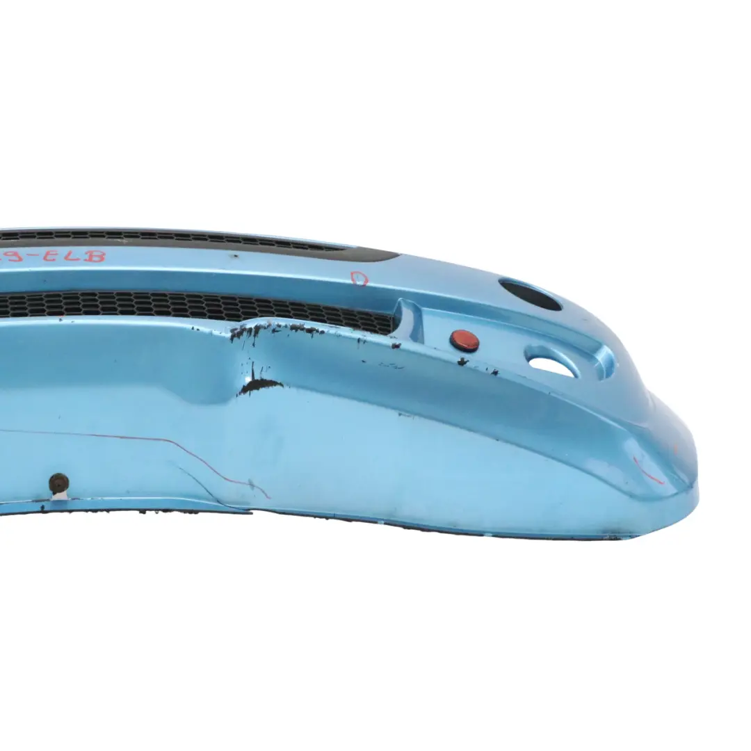 paraurti anteriore Electric Blue Metallic - 870 per Mini Cooper R50 R52 R53 JCW Aero con numero di parte 0021929 Mini Cooper R50 R52 R53 JCW Aero paraurti anteriore Electric Blue Metallic - 870 - SKU 0021929-ELB - Numero di parte 0021929