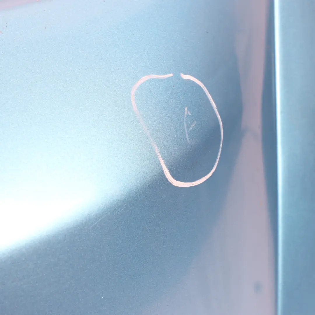 Bumper JCW Aerokit Trim Panel Cover Electric Blue Metallic - 870 to Mini R50 Rear with Part number 0021931 Mini R50 Rear Bumper JCW Aerokit Trim Panel Cover Electric Blue Metallic - 870 - SKU 0021931-ELB - Part number 0021931