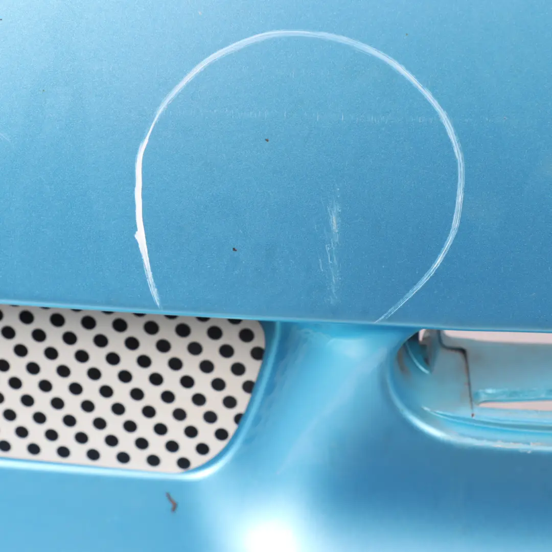 Bumper JCW Aerokit Trim Panel Cover Electric Blue Metallic - 870 to Mini R50 Rear with Part number 0021931 Mini R50 Rear Bumper JCW Aerokit Trim Panel Cover Electric Blue Metallic - 870 - SKU 0021931-ELB - Part number 0021931