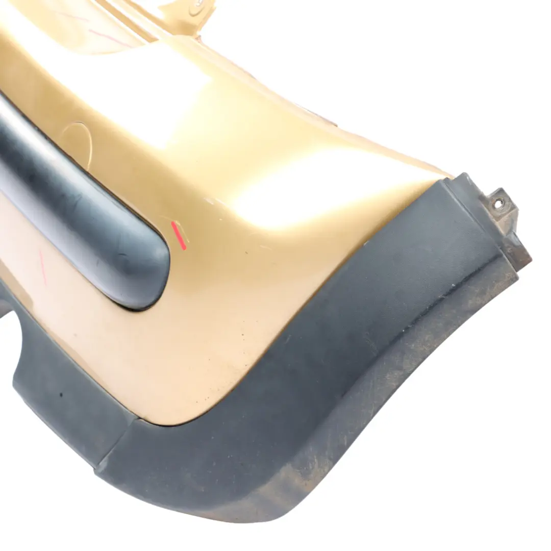 Hintere Stoßstange Abdeckung Solid Gold Metallic - 899 für Mini R50 mit Teilenummer 0029925 Mini R50 Hintere Stoßstange Abdeckung Solid Gold Metallic - 899 - SKU 0029925-SDG - Teilenummer 0029925