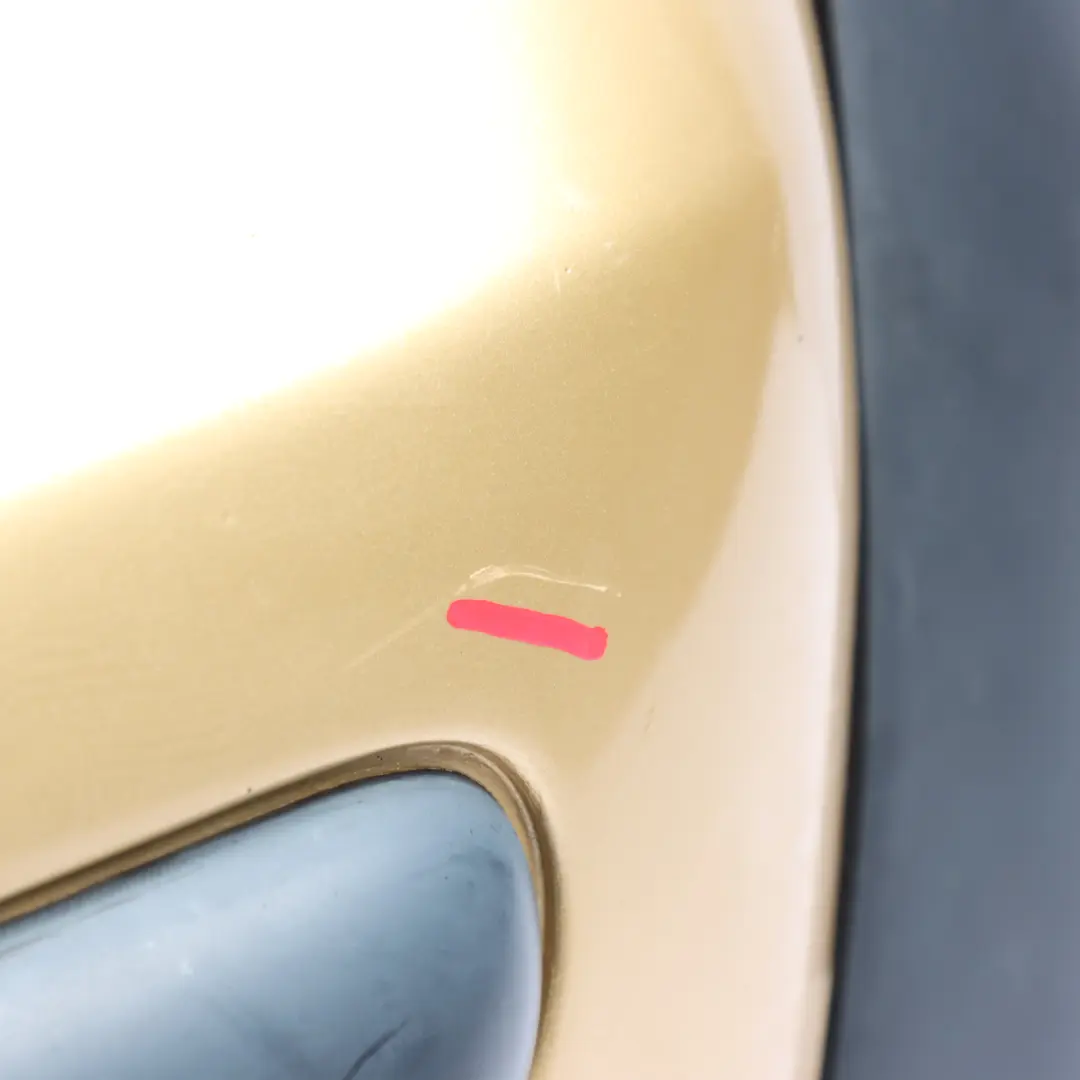 Mini R50 Rear Bumper Trim Panel Covering Solid Gold Metallic - 899 - SKU 0029925-SDG - Part number 0029925