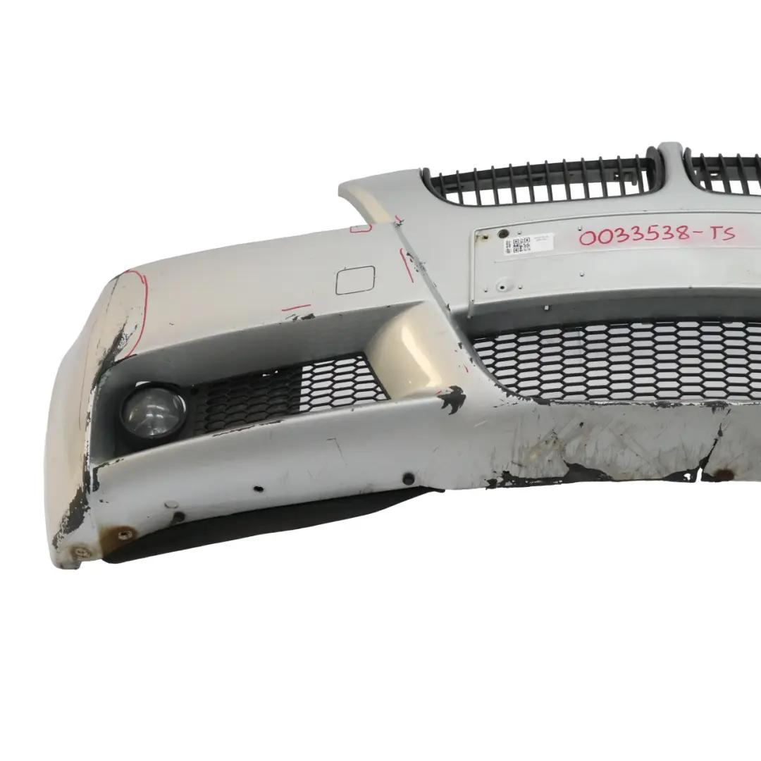 BMW E90 E91 Zderzak Przedni M-Pakiet Titansilber Srebrny Metalik - 354 - SKU 0033538-TS - Numer Części 0033538