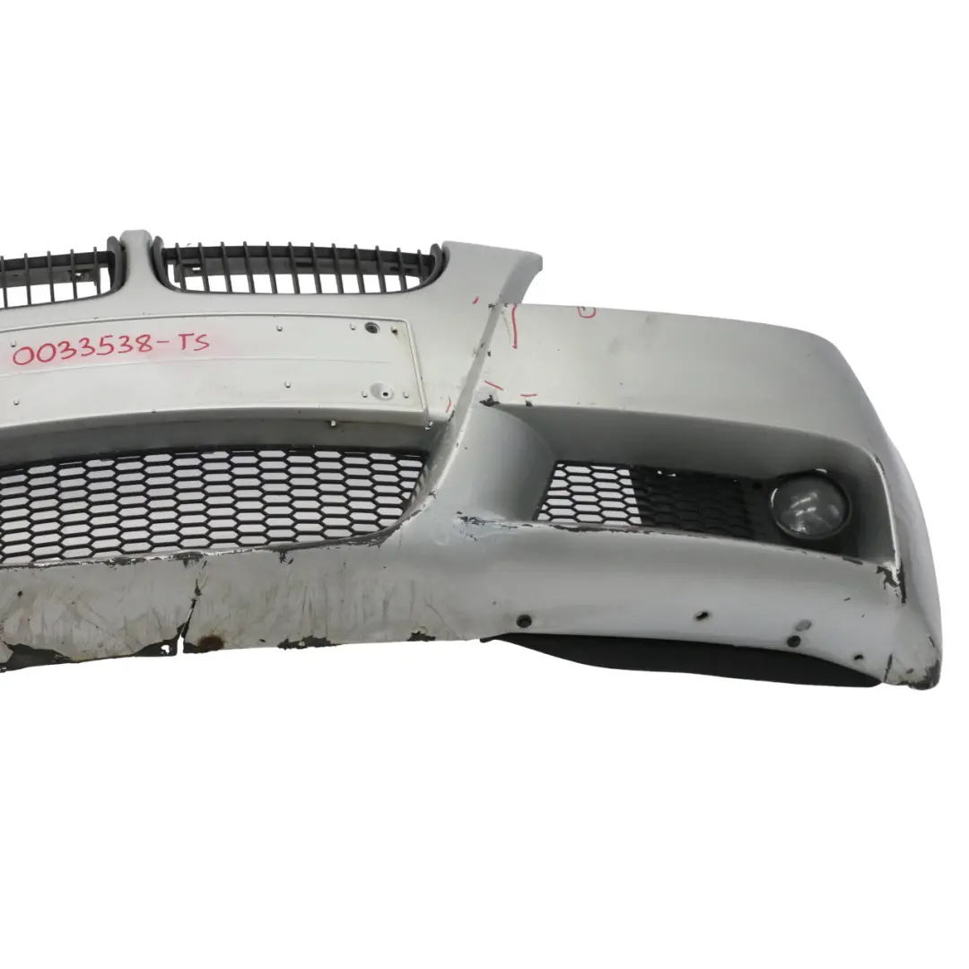 Front Bumper Panel Trim M Sport Complete E91 Titansilber Silver - 354 to BMW E90 with Part number 0033538 BMW E90 Front Bumper Panel Trim M Sport Complete E91 Titansilber Silver - 354 - SKU 0033538-TS - Part number 0033538