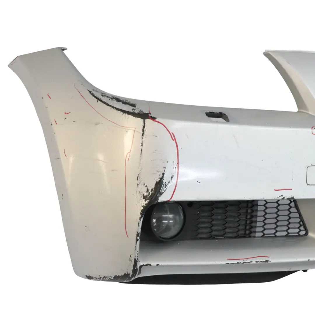 Zderzak Przedni M-Pakiet Titansilber Srebrny Metalik - 354 do BMW E90 E91 o numerze 0033538 BMW E90 E91 Zderzak Przedni M-Pakiet Titansilber Srebrny Metalik - 354 - SKU 0033538-TS - Numer Części 0033538