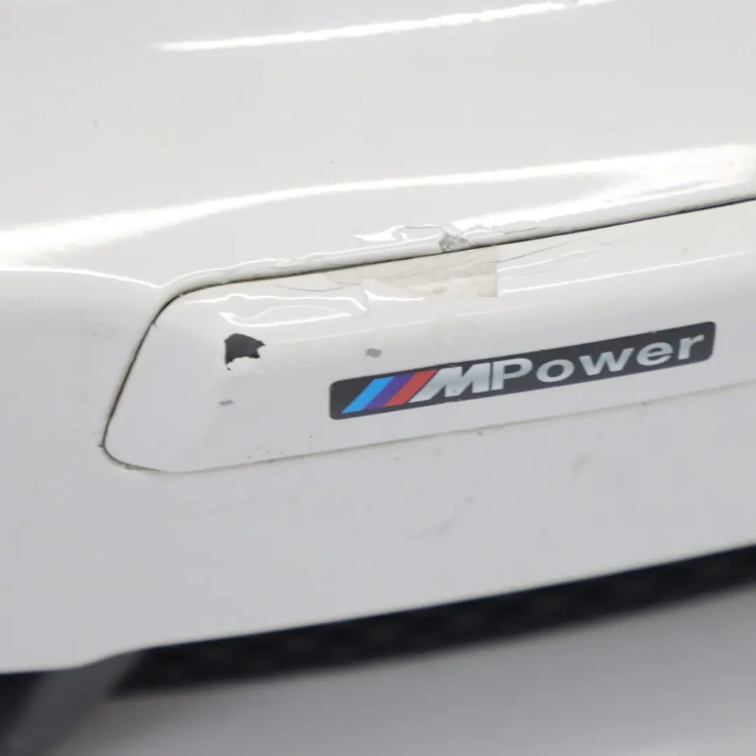 BMW E81 E87 LCI Complete Front Bumper Trim PDC Alpinweiss White 3 - 300 - SKU 0035909-AW2 - Part number 0035909