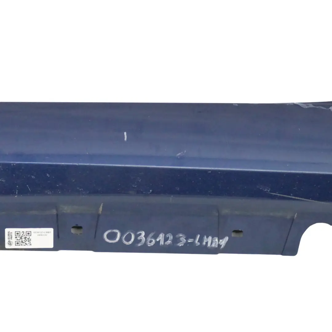 BMW E92 E93 M Sport Bande de seuil côté gauche Le Mans Blue Blau - 381 - SKU 0036123-LMB1 - Numéro de pièce 0036123
