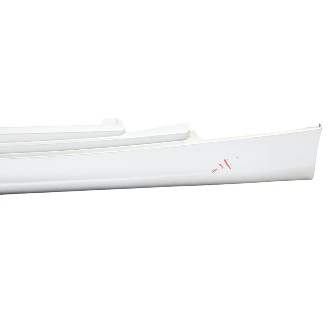 BMW E81 E82 E88 Sill strip side skirt right Titansilber Silver - 354 - SKU 0036142-TS - Part number 51770036142