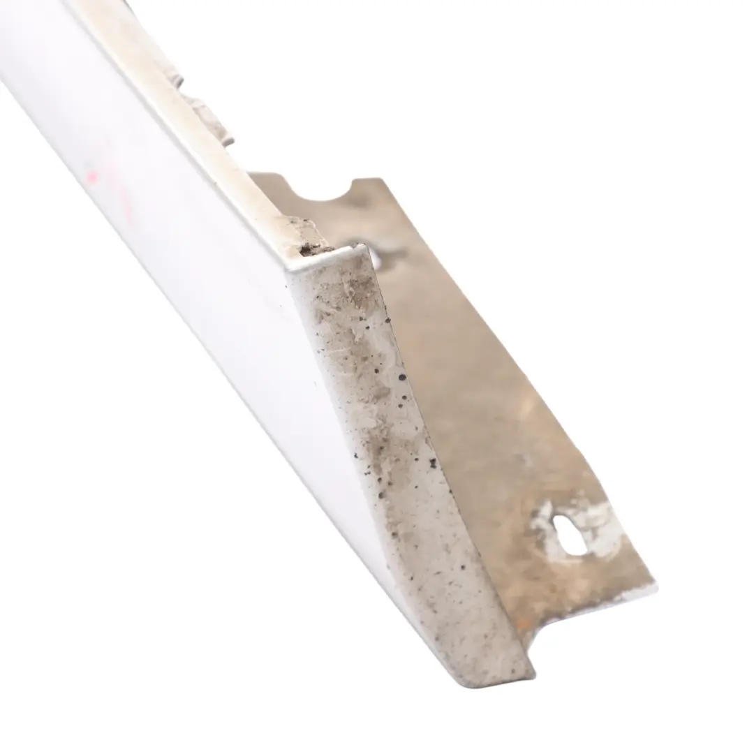 BMW E81 E82 E88 Sill strip side skirt right Titansilber Silver - 354 - SKU 0036142-TS - Part number 51770036142