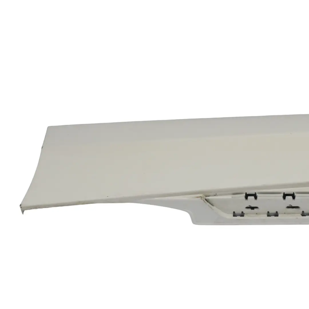 BMW E87 LCI Bas de Porte Couverture Seuil A Gauche Blanc des Alpes 3 - SKU 0036145-AW - Numéro de pièce 51770036145