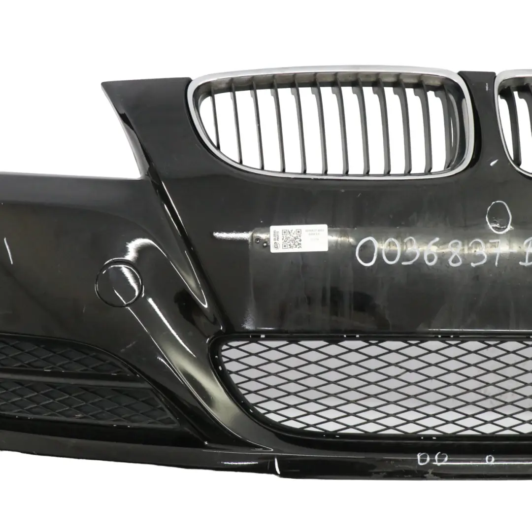 BMW E90 E91 LCI Zderzak Przedni Black Sapphire Czarny Metalik - 475 - SKU 0036837-BS2 - Numer Części 0036837
