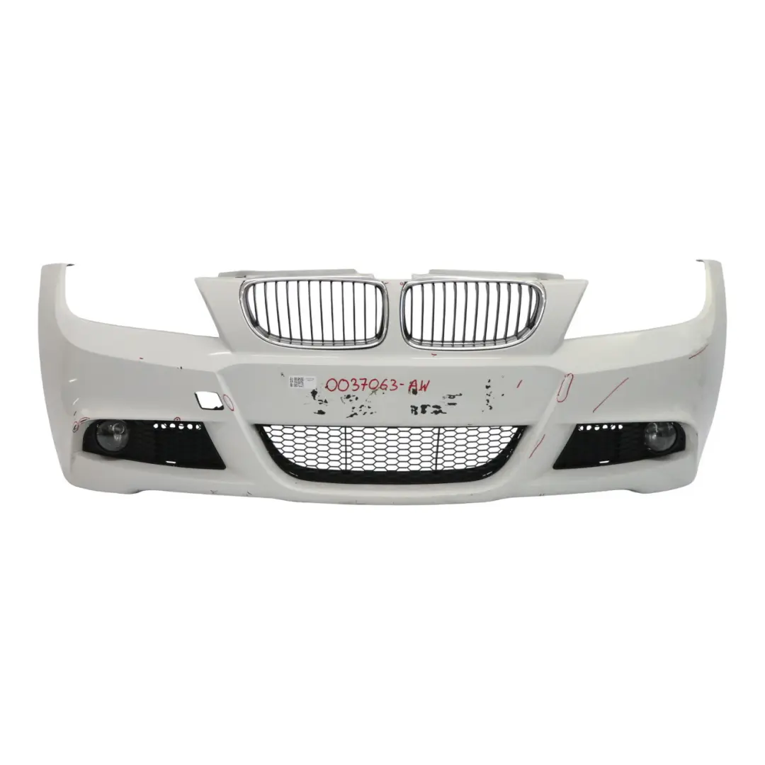 BMW E90 E91 LCI Zderzak Przedni M-Pakiet Alpinweiss 3 Biały - 300 - SKU 0037061-AW1 - Numer Części 0037061