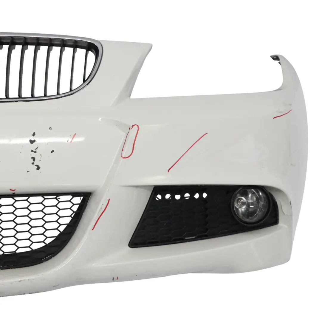  Front Bumper BMW E90 E91 LCI M Sport Complete Trim Panel Alpinweiss 3 - 300 - SKU 0037061-AW1 - Part number 0037061