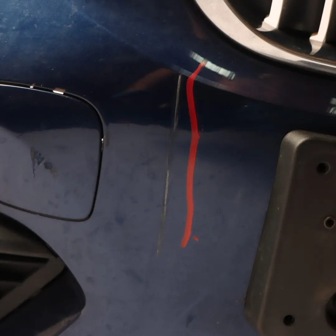 Bumper Front Trim Panel Covering Mediterranean Blue Metallic - C10 to BMW F20 F21 with Part number 0038868 BMW F20 F21 Bumper Front Trim Panel Covering Mediterranean Blue Metallic - C10 - SKU 0038868-MED - Part number 0038868