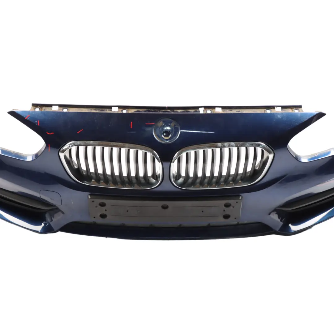 BMW F20 F21 Bumper Front Trim Panel Covering Mediterranean Blue Metallic - C10 - SKU 0038868-MED - Part number 0038868