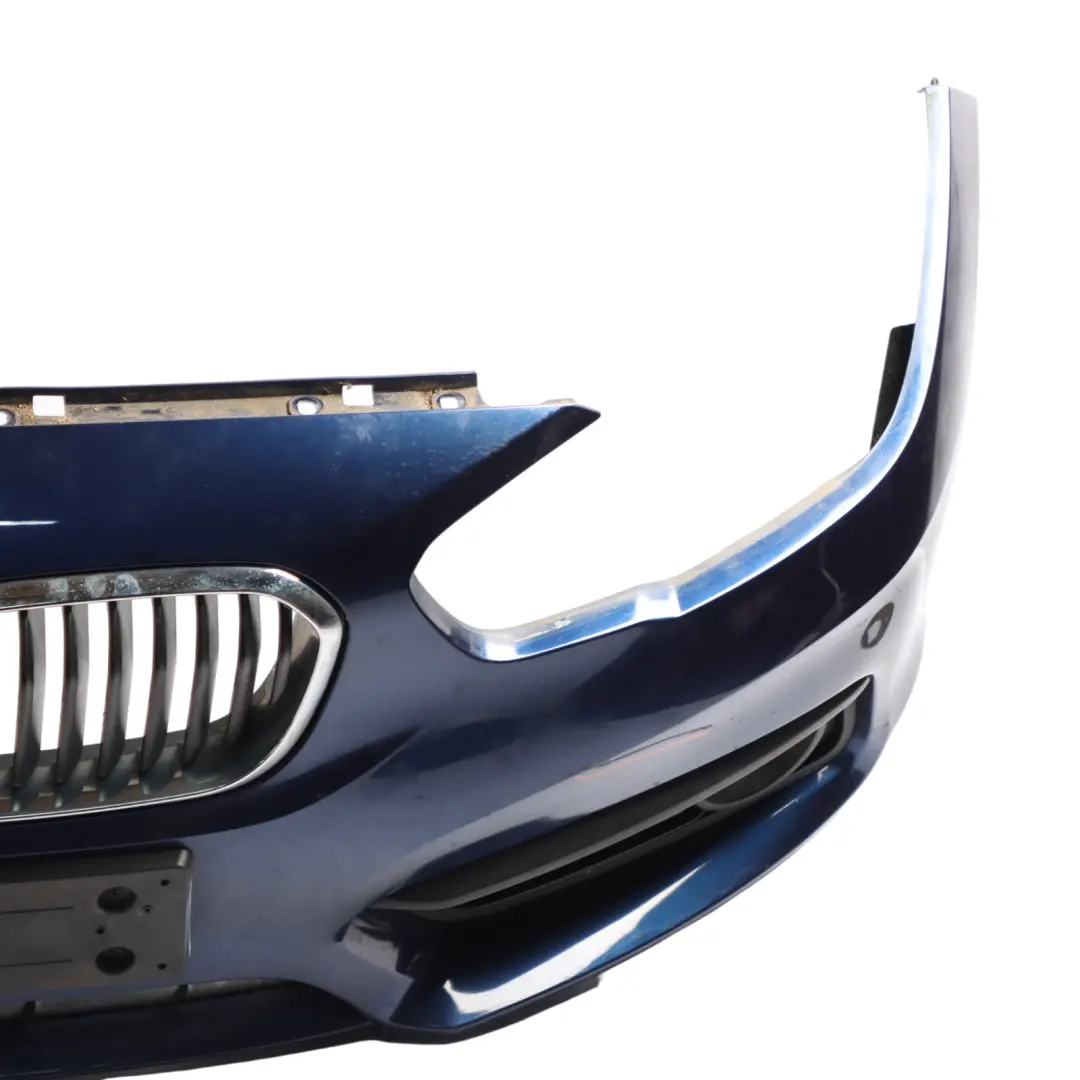 BMW F20 F21 Bumper Front Trim Panel Covering Mediterranean Blue Metallic - C10 - SKU 0038868-MED - Part number 0038868