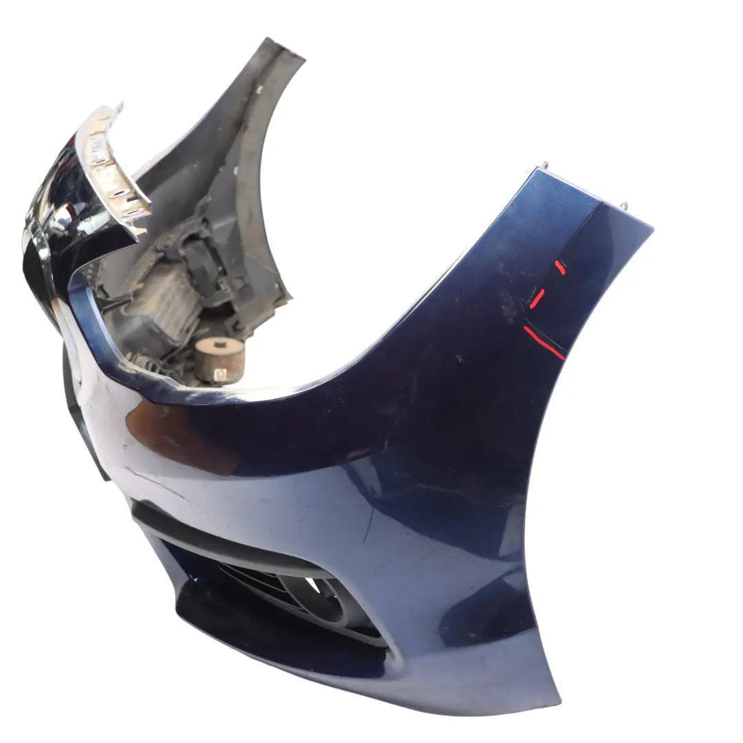 BMW F20 F21 Bumper Front Trim Panel Covering Mediterranean Blue Metallic - C10 - SKU 0038868-MED - Part number 0038868