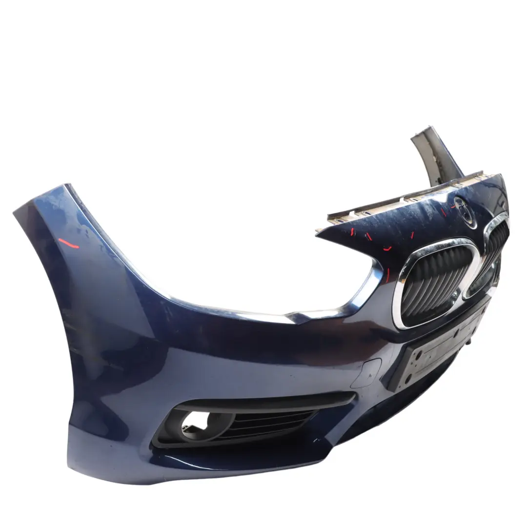 Bumper Front Trim Panel Covering Mediterranean Blue Metallic - C10 to BMW F20 F21 with Part number 0038868 BMW F20 F21 Bumper Front Trim Panel Covering Mediterranean Blue Metallic - C10 - SKU 0038868-MED - Part number 0038868