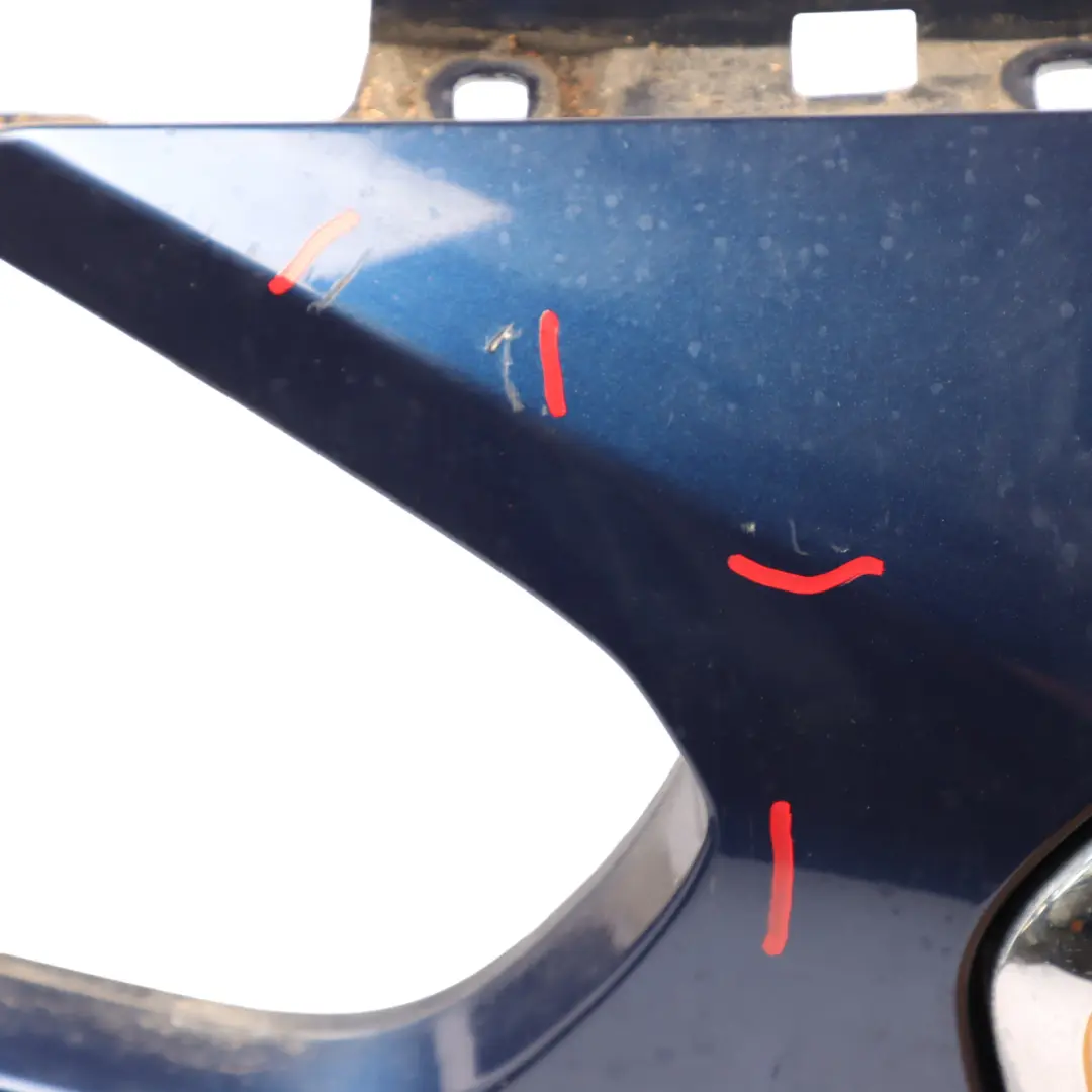 BMW F20 F21 Bumper Front Trim Panel Covering Mediterranean Blue Metallic - C10 - SKU 0038868-MED - Part number 0038868