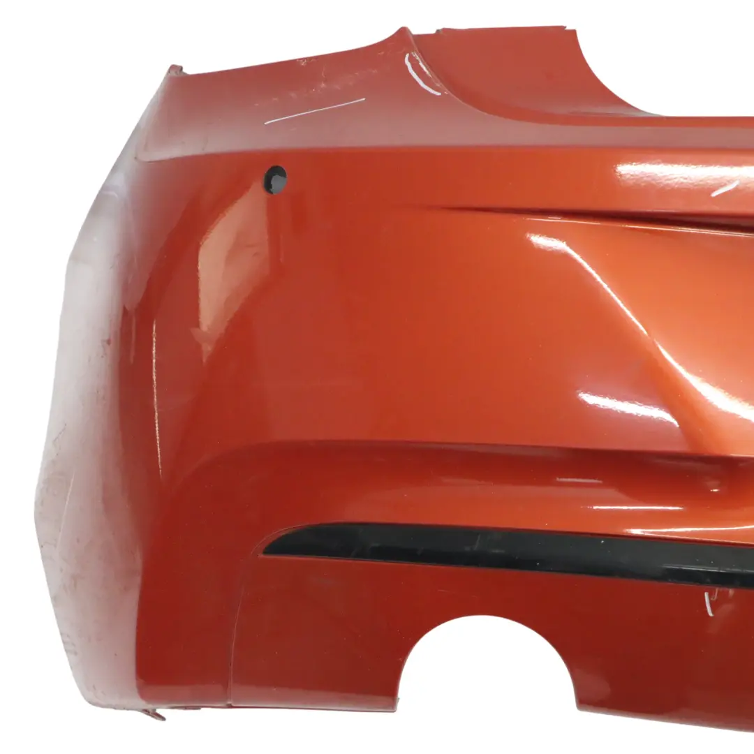 Bumper Rear Sport Line Trim Panel Valencia Orange Metallic - B24 to BMW F20 F21 with Part number 0038883 BMW F20 F21 Bumper Rear Sport Line Trim Panel Valencia Orange Metallic - B24 - SKU 0038883-ORG - Part number 0038883