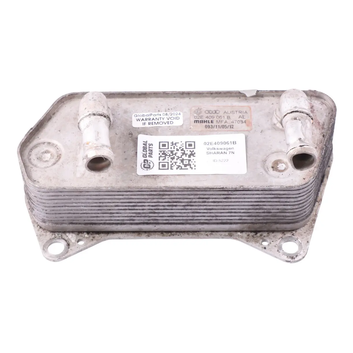 VW Sharan 7N CFFB DSG Trasmissione olio radiatore raffreddamento 02E409061B