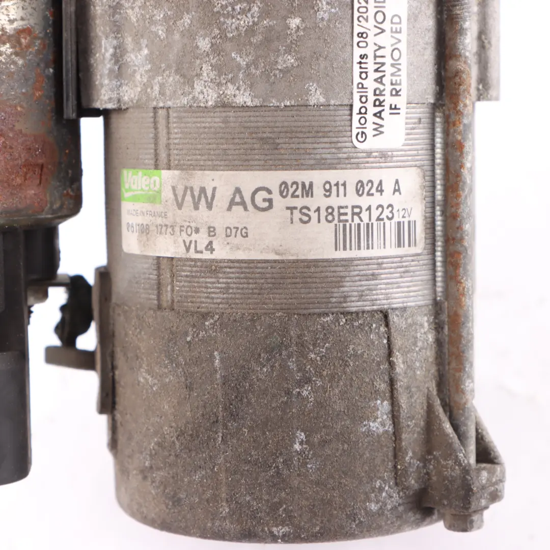 Volkswagen VW Golf VI Passat B6 Tiguan Motor de Arranque Motor Diesel - SKU 02M911024A - Número de pieza 02M911024A