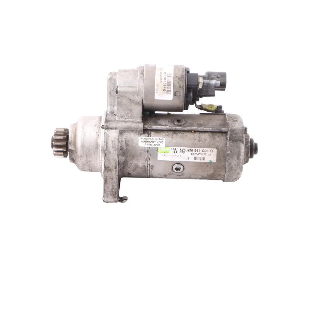 VW Golf Audi A3 8P 2.0 TDI Diesel Engine Starter Motor - SKU 02M911024G - Part number 02M911024G