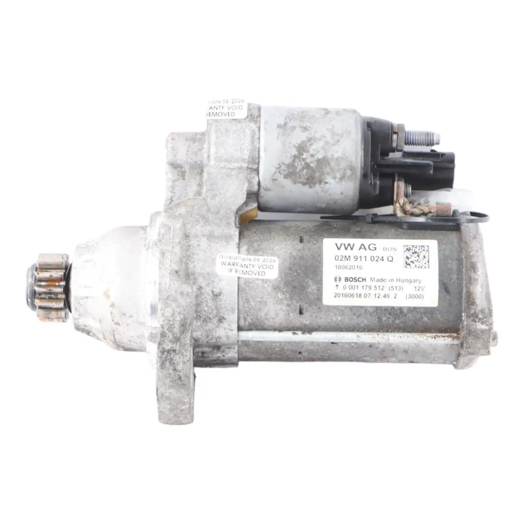 Motorino avviamento Volkswagen Golf VI Passat B6 Tiguan Motore Diesel per con numero di parte 02M911024Q Motorino avviamento Volkswagen Golf VI Passat B6 Tiguan Motore Diesel - SKU 02M911024Q - Numero di parte 02M911024Q