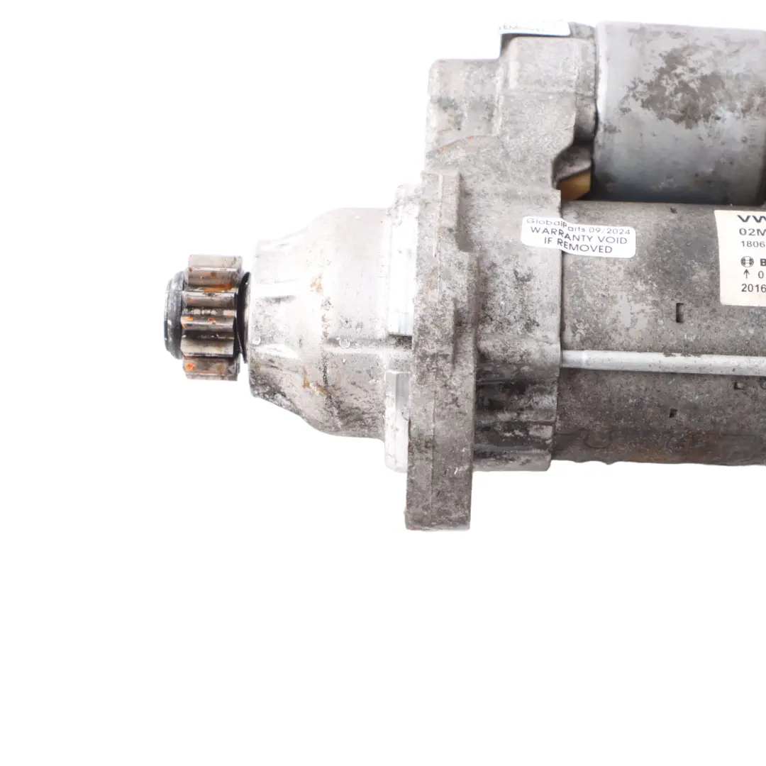  Motor de arranque Volkswagen Golf VI Passat B6 Tiguan Motor diesel - SKU 02M911024Q - Número de pieza 02M911024Q