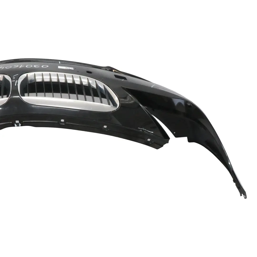 BMW E63 E64 Front Bumper Trim Panel Covering Black Sapphire Metallic - 475 - SKU 0301604-BS - Part number 0301604