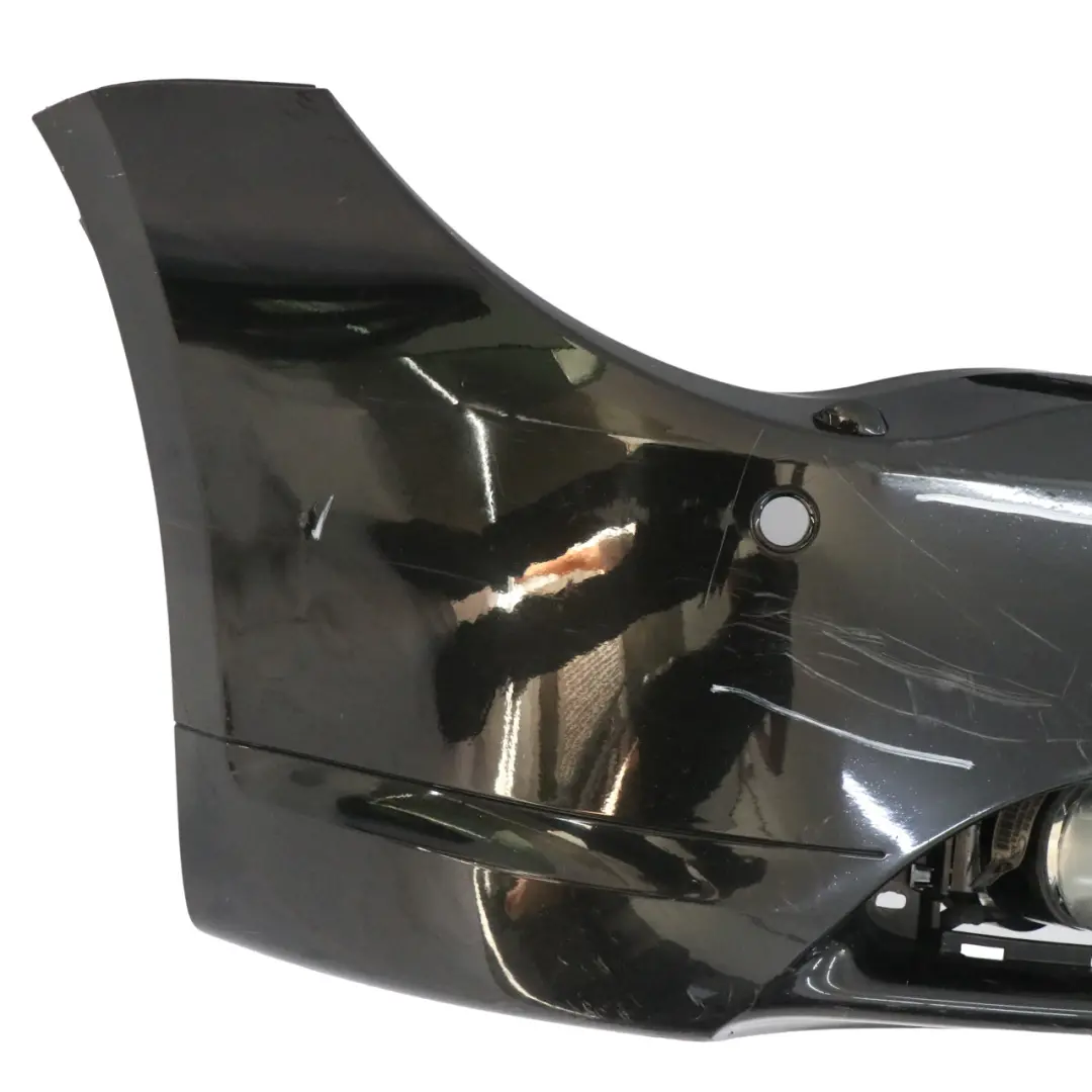 BMW E63 E64 Front Bumper Trim Panel Covering Black Sapphire Metallic - 475 - SKU 0301604-BS - Part number 0301604