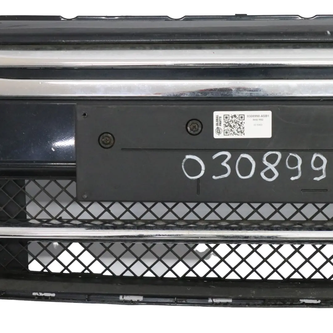 Complete Front Bumper Panel Astro Black - A25 to Mini Cooper Cabrio R50 R52 with Part number 0308998 Mini Cooper Cabrio R50 R52 Complete Front Bumper Panel Astro Black - A25 - SKU 0308998-ASB1 - Part number 0308998