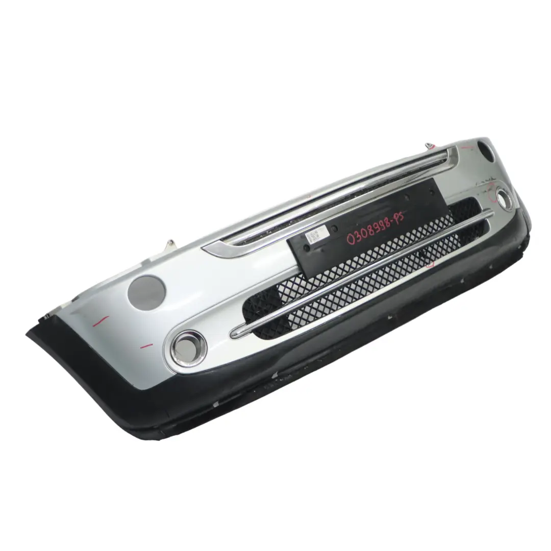 Mini Cooper R50 R52 Pannello Paraurti Anteriore Completo Argento Puro - 900 - SKU 0308998-PS - Numero di parte 0308998