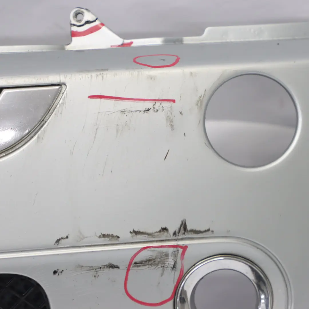 Mini Cooper R50 R52 Pannello Paraurti Anteriore Completo Argento Puro - 900 - SKU 0308998-PS - Numero di parte 0308998