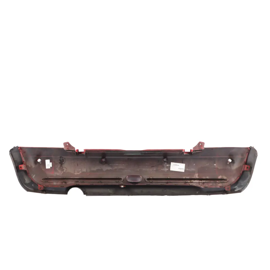 Mini R52 Cabrio Complete Rear Bumper PDC Trim Panel Chili Red - 851 - SKU 0309183-CHRED - Part number 0309183
