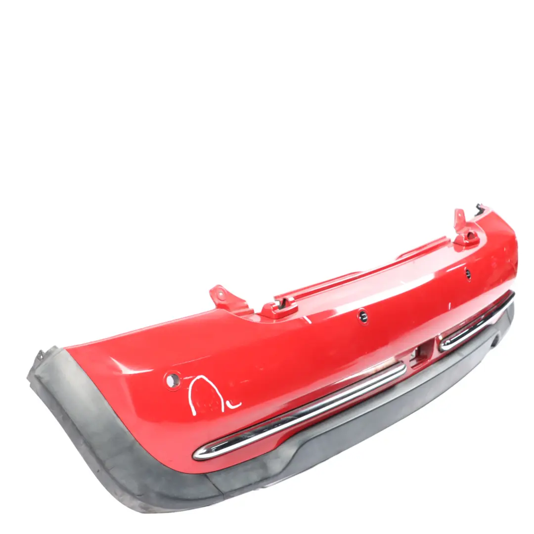 Paraurti posteriore completo PDC rivestimento Chili Red - 851 per Mini R52 Cabrio con numero di parte 0309183 Mini R52 Cabrio Paraurti posteriore completo PDC rivestimento Chili Red - 851 - SKU 0309183-CHRED - Numero di parte 0309183