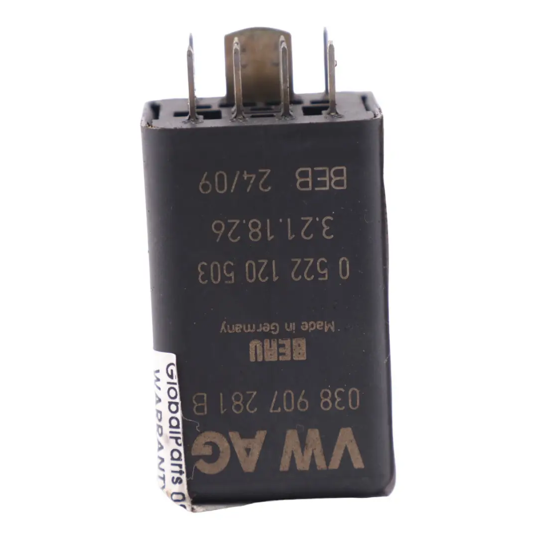 Glow Plug Relay Unit Control Module Audi A6 C6 2.0 TDI - SKU 038907281B - Part number 038907281B