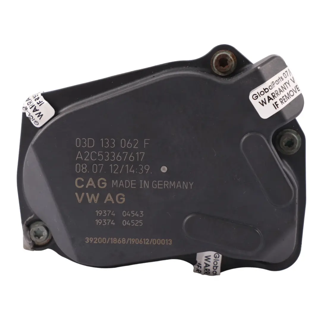 VW Volkswagen Polo 6R 1.2 CGPB Petrol Throttle Body - SKU 03D133062F - Part number 03D133062F